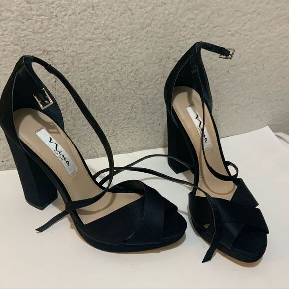 Nina Marylyn Platform Evening Sandals 7.5 M - Picture 2 of 9